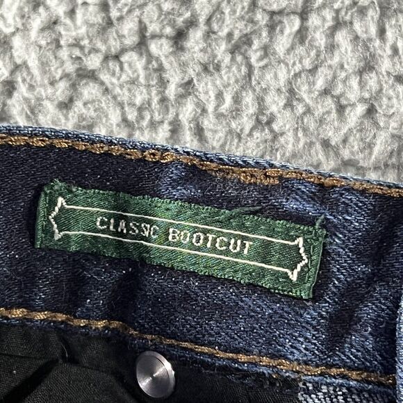 Lauren Ralph Lauren Jeans Womens 10 Mid Rise Classic Bootcut Blue Denim Pants - Picture 9 of 9